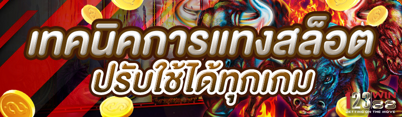 เทคนิคแทงสล็อต ปรับใช้ได้ทุกเกม